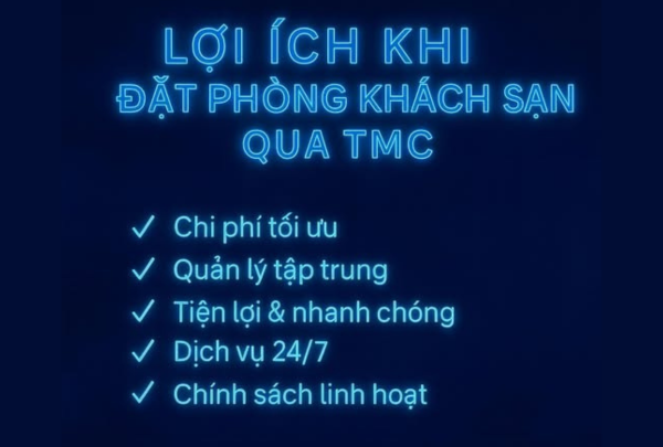 Lợi ích khi đặt phòng khách sạn qua TMC